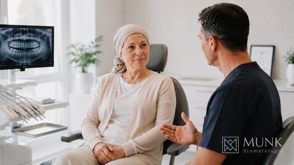 Kobieta usłyszała diagnozę o raku płaskonabłonkowym jamy ustnej